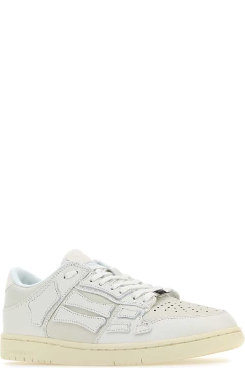 Homeware AMIRI White Leather Skel Sneakers