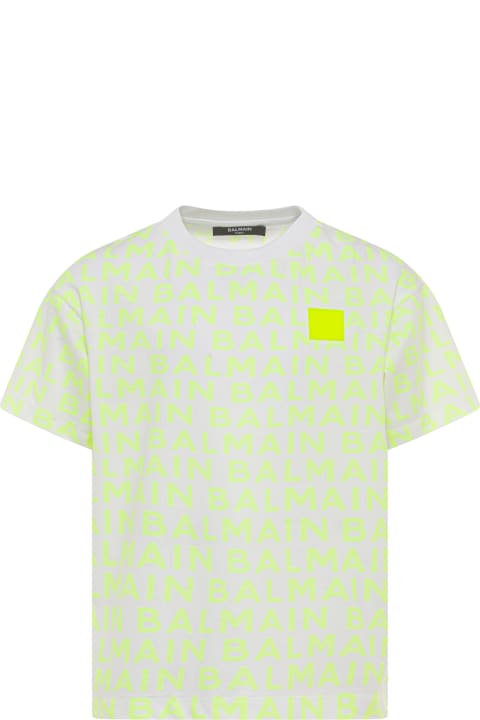 T-Shirts & Polo Shirts for Boys Balmain T-shirt Con Logo