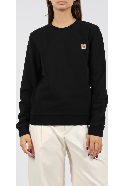 Maison Kitsuné Fleeces & Tracksuits for Women Maison Kitsuné Fox Head Patch Sweatshirt