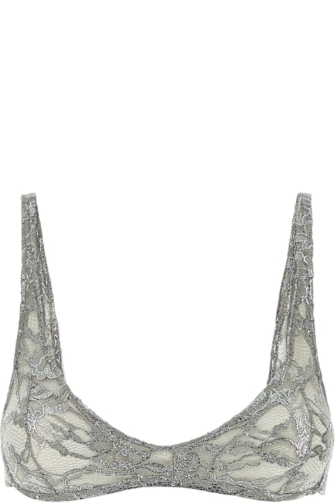 Underwear & Nightwear for Women The Attico Grey Lace Bra