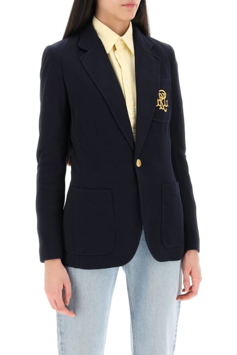 ウィメンズ Polo Ralph Laurenのコート＆ジャケット Polo Ralph Lauren Double-knit Blazer