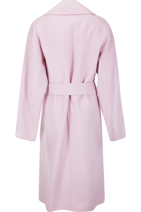 SportMax Coats & Jackets for Women SportMax Pink Polka Coat