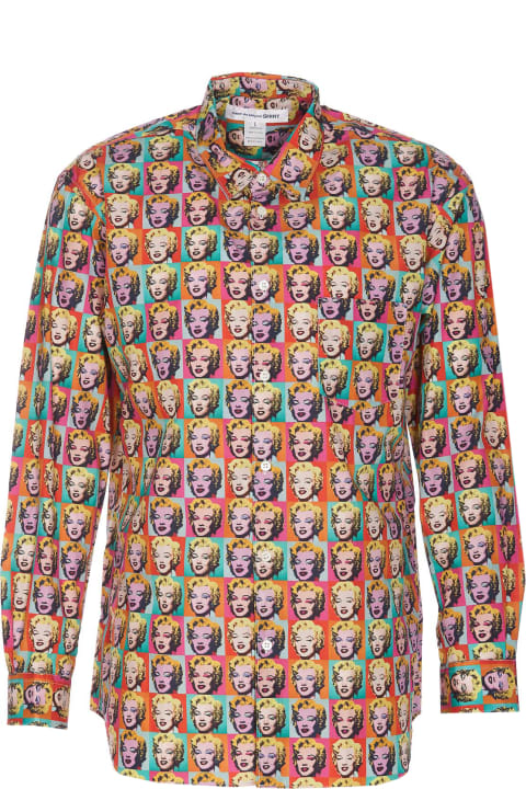 Clothing Sale for Men Comme des Garçons Marilyn Monroe Printed Shirt