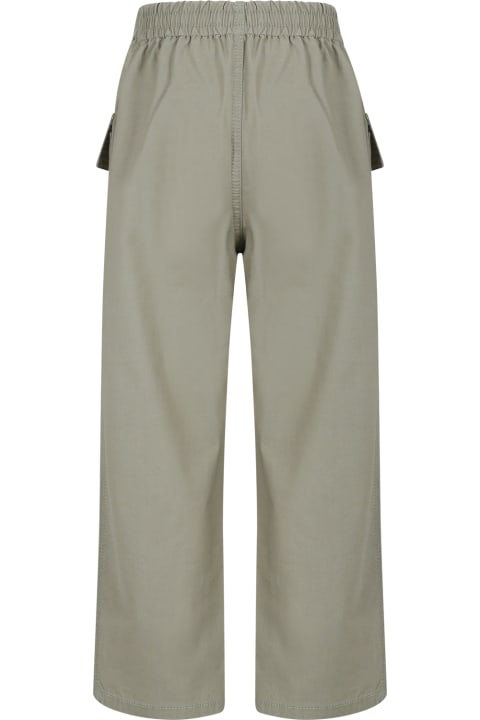 Fashion for Boys Gucci Green Trousers For Boy With Logo