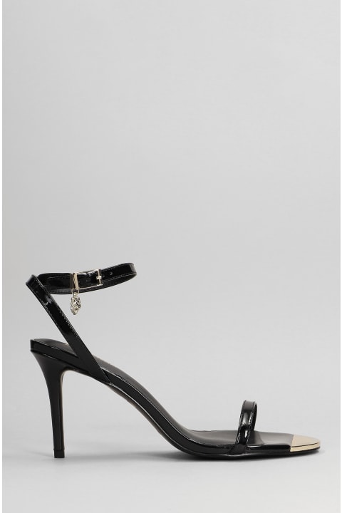 Sandals In Black Patent Leather