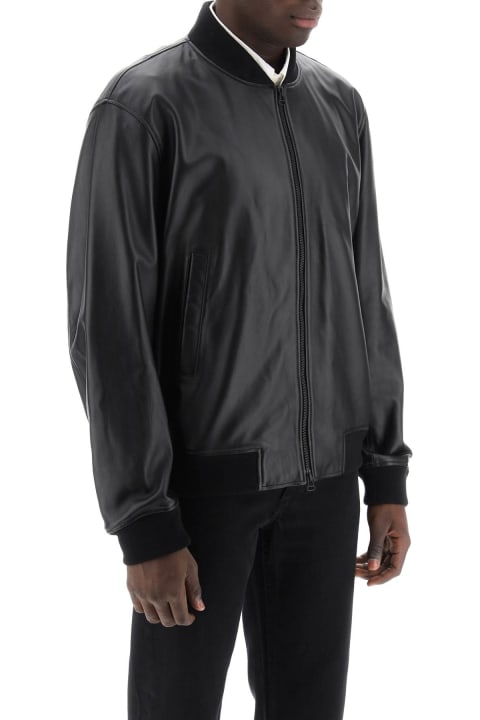 Closed Coats & Jackets for Men Closed Leather Bomber Jacket