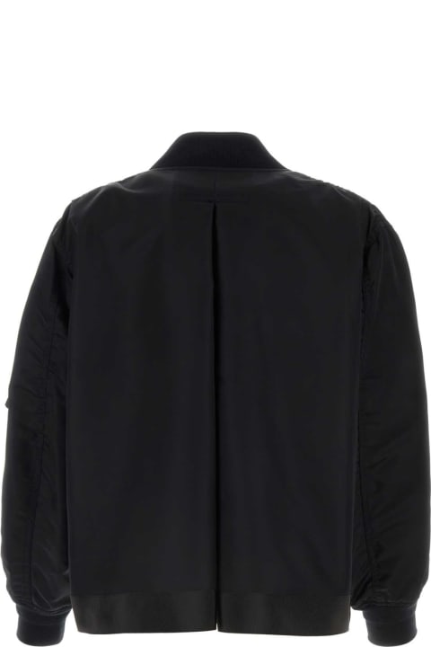 Fashion for Women Sacai Black Nylon Padded Jacket