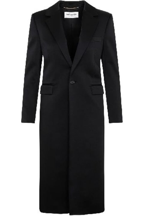 The Coat Edit for Women Saint Laurent Satin Coat
