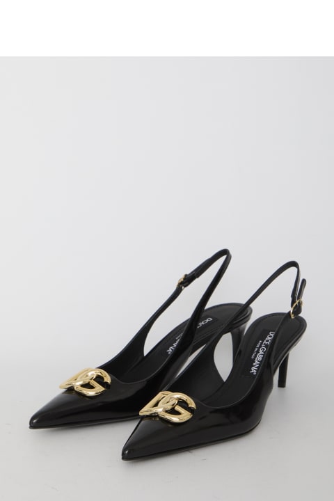 Dolce & Gabbana Other Shoes for Men Dolce & Gabbana Leather Slingback Pumps With Logo