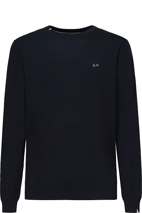 Sun 68 Sweaters for Men Sun 68 Cotton Sweater With Logo
