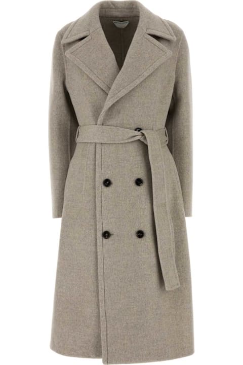 Coats & Jackets for Women Bottega Veneta Cappuccino Cashmere Coat