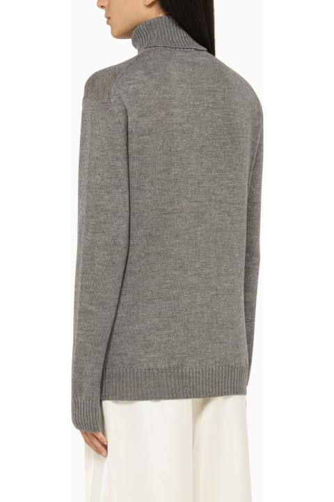 Fashion for Women Jil Sander Grey Regular Wool Turtleneck