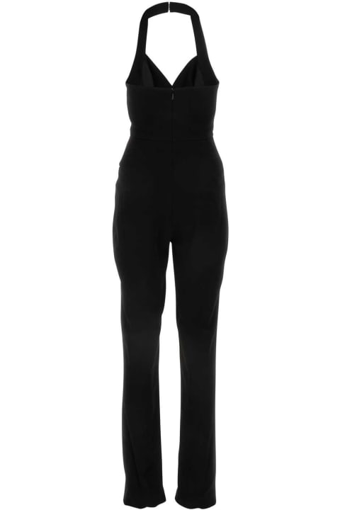 Balmain Jumpsuits for Women Balmain Black Viscose Jumpsuit