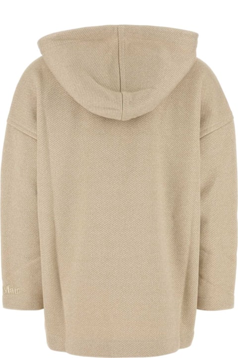 Max Mara for Women Max Mara Sand Cotton Blend Rally Sweatshirt