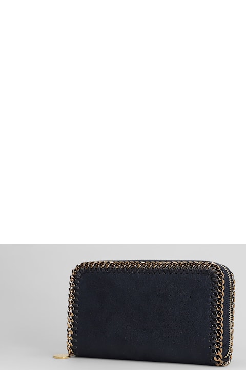 Stella McCartney for Women Stella McCartney Falabella Wallet In Blue Polyester