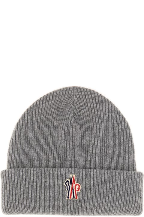 ウィメンズ Moncler Grenobleのアクセサリー Moncler Grenoble Beanie Hat With Logo