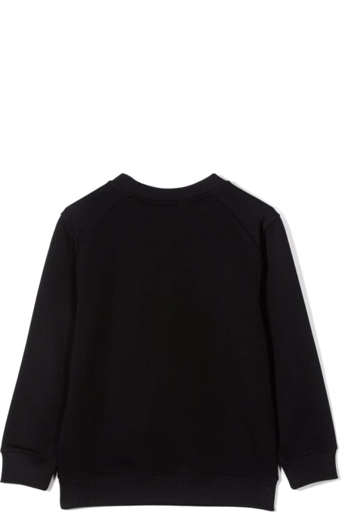 Black Cotton Sweatshirt
