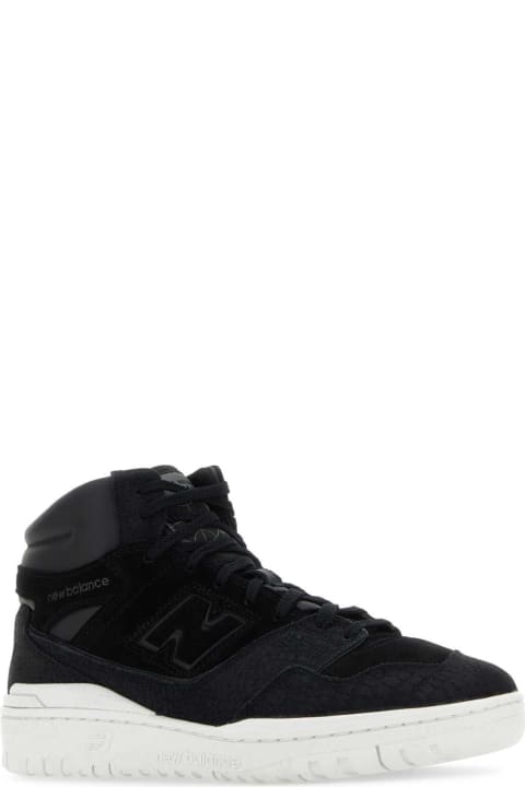 أدوات منزلية Junya Watanabe Black Suede Junya Watanabe X New Balance Bb650 Sneakers