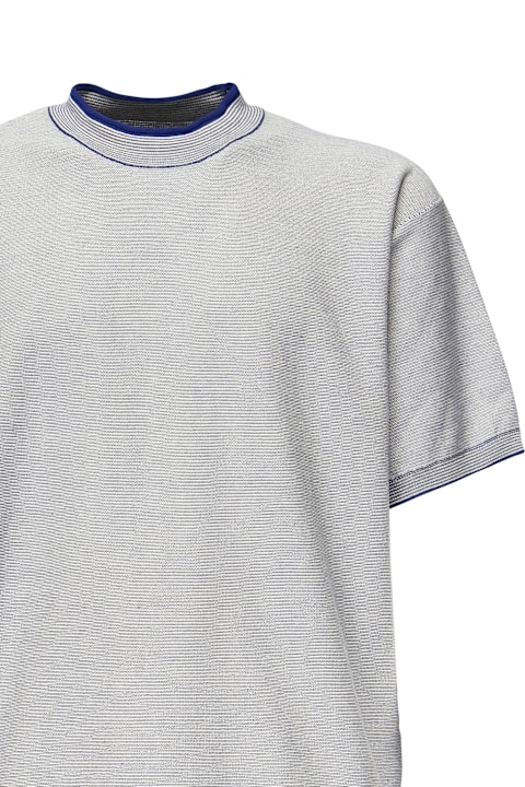メンズ Stone Islandのトップス Stone Island T-shirt With Two-tone Yarn