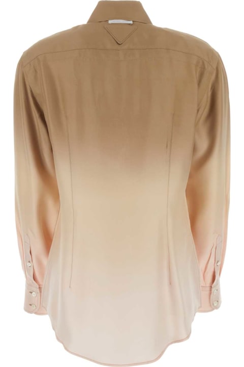Clothing for Women Prada Multicolor Twill Shirt