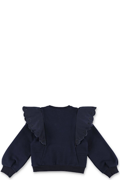 Chloé for Boys Chloé Ruffled Crewneck Sweatshirt