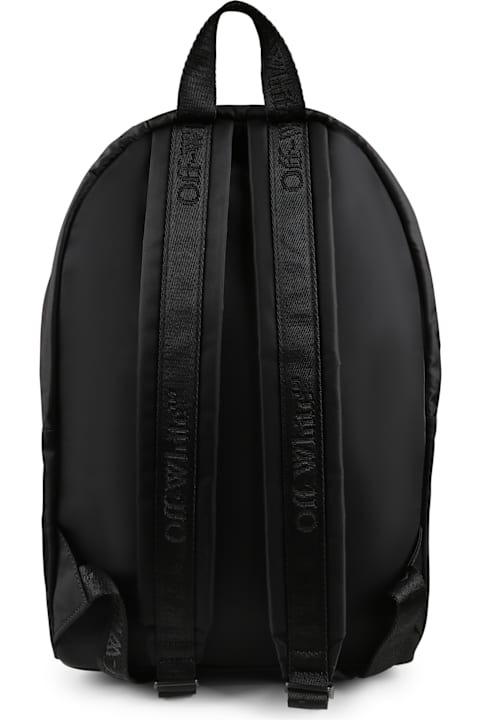 Off-White Accessories & Gifts for Boys Off-White Black Backpack For Boy With Arrows