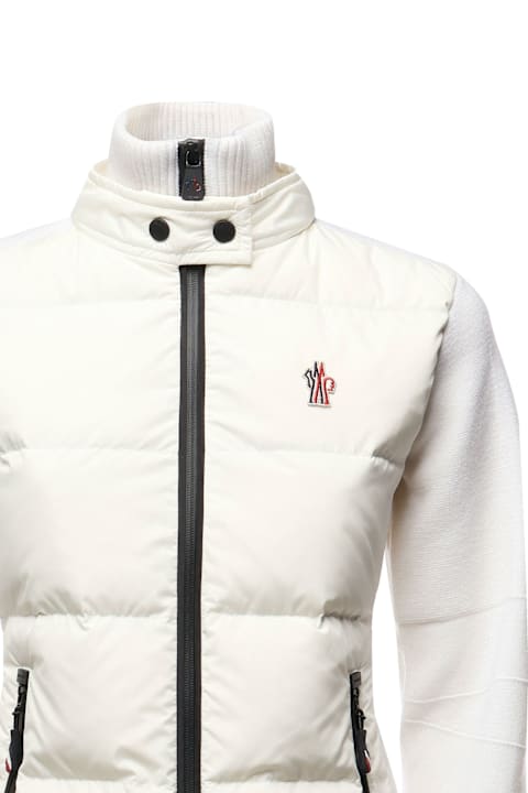 أدوات منزلية Moncler Padded Wool Cardigan With Zipper