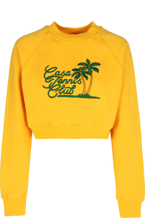 Casablanca for Women Casablanca Logo Detail Cotton Sweatshirt