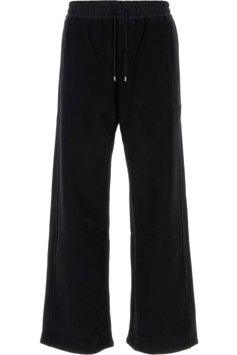 Saint Laurent Pants for Men Saint Laurent Black Cotton Joggers