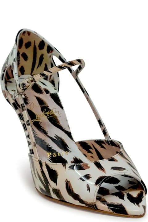 箱付き 超美品 Christian Louboutin Miss Z - 100 mm Pumps - Laminated calf leather - Vintage