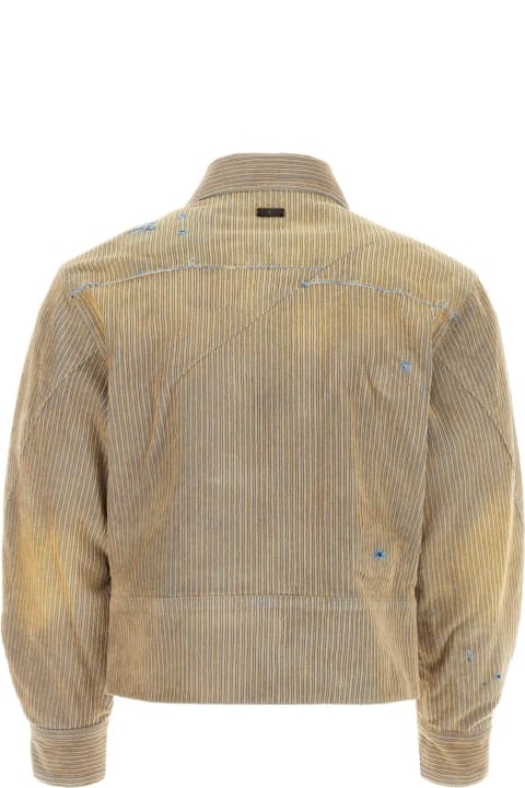 Ader Error Coats & Jackets for Men Ader Error Beige Corduroy Jacket