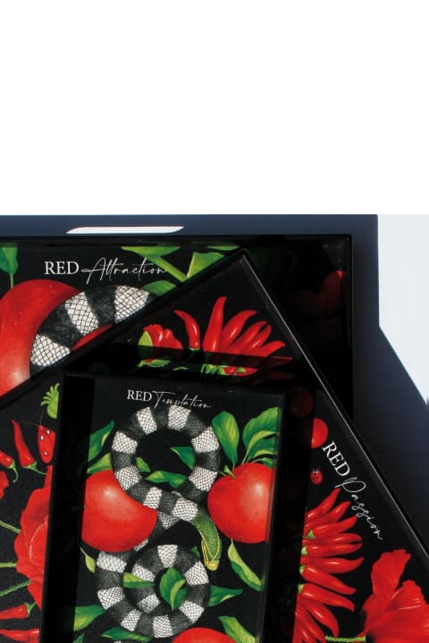Small Rectangular Tray RED TEMPTATION - Emotion Collection