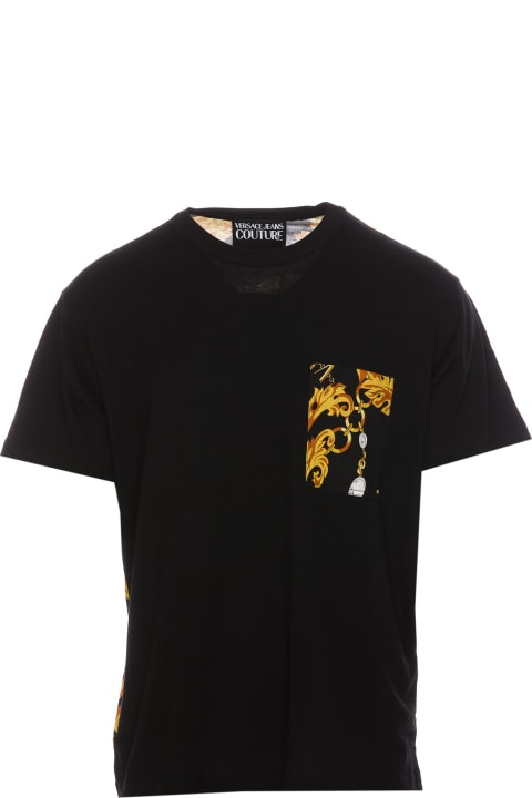 Versace Jeans Couture Topwear for Men Versace Jeans Couture Chain Couture Print T-shirt