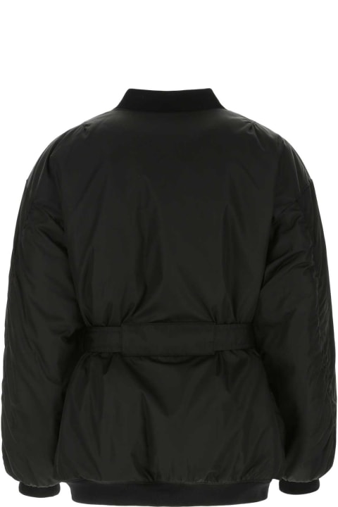 Prada Coats & Jackets for Men Prada Black Re-nylon Padded Jacket