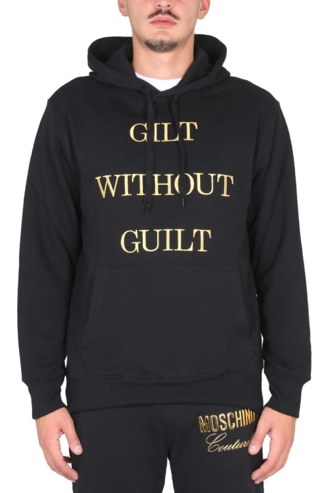 Moschino Fleeces & Tracksuits for Men Moschino "guilt Without Guilt" Sweatshirt