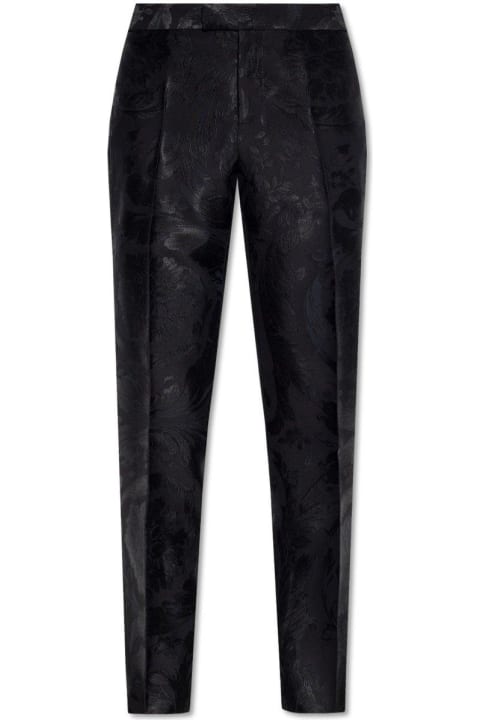 Versace Pants for Men Versace Pleated Tailored Trousers