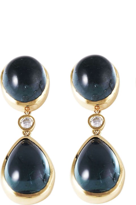 ウィメンズ Lo Spazio Jewelryのイヤリング Lo Spazio Jewelry Lo Spazio Eden Rock Blu Earrings