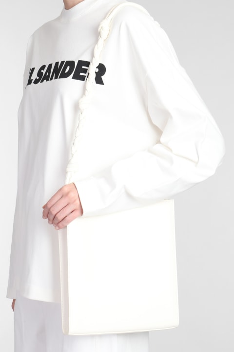 Jil Sander Shoulder Bags for Women Jil Sander Shoulder Bag In White Leather