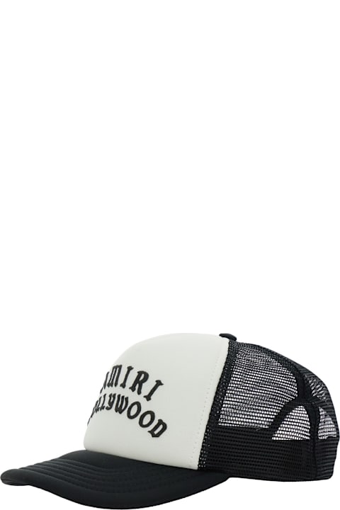 AMIRI Hats for Women AMIRI Black Baseball Cap With Logo Lettering On The Front And Mehs Panels In Cotton Man