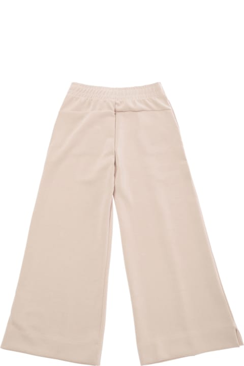 Emporio Armani Bottoms for Girls Emporio Armani Pink Pants With Elastic Waistband And Logo Patch In Fabric Woman