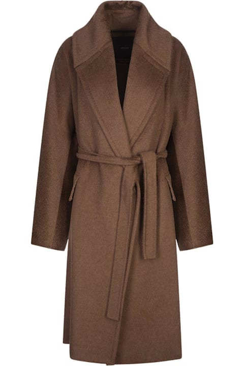 Coats & Jackets for Women Max Mara Belted Long-sleeved Coat