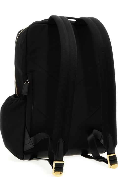 Bags Sale for Men Tom Ford Logo Nylon Backpack