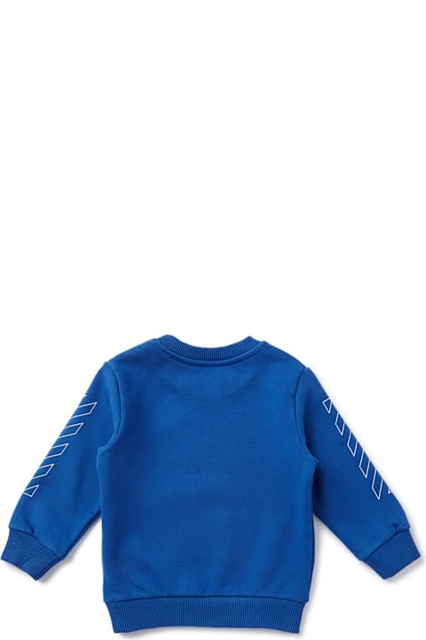 Off-White Sweaters & Sweatshirts for Baby Girls Off-White Bookishdiagcrewneck