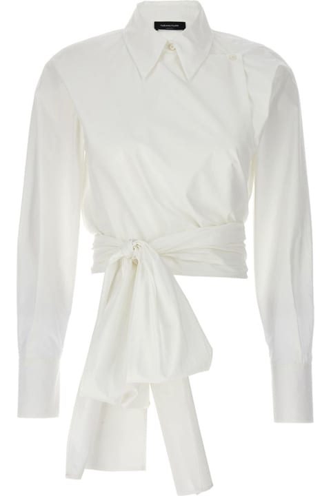 Fashion for Women Fabiana Filippi White Poplin Shirt