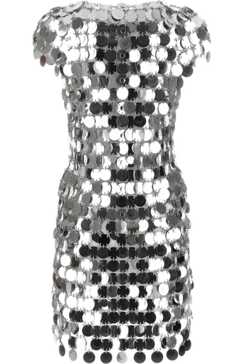 Paco Rabanne for Women Paco Rabanne Black Maxi Sequins Mini Dress
