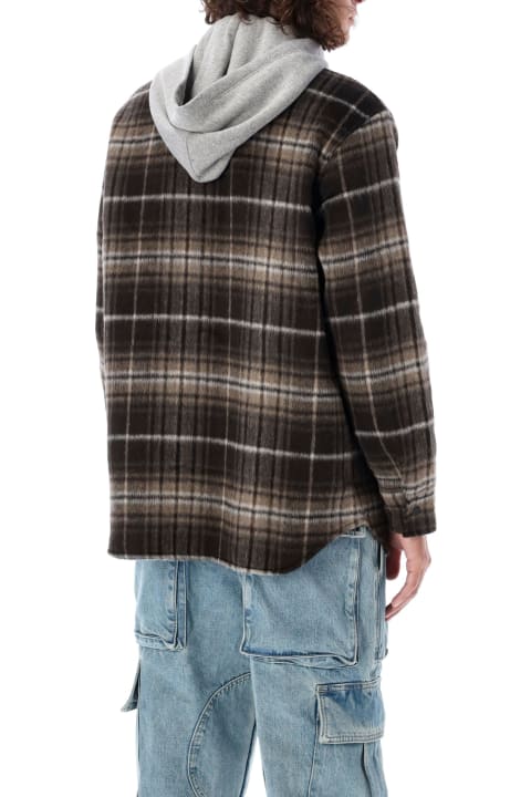 Hooded Flannel Outerwear