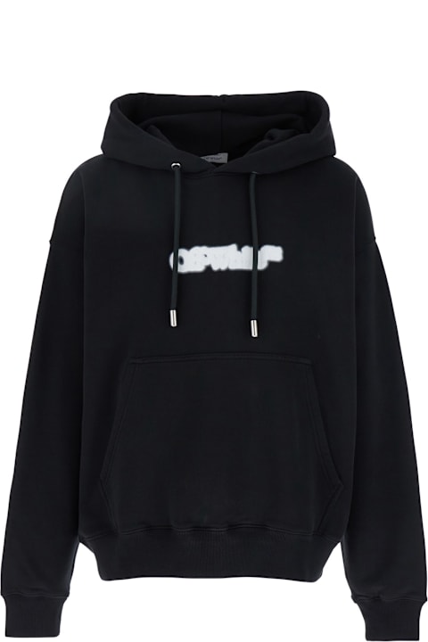 Off-White Clothing for Men Off-White (spray Arrow Skate Hoodie Black - White)
