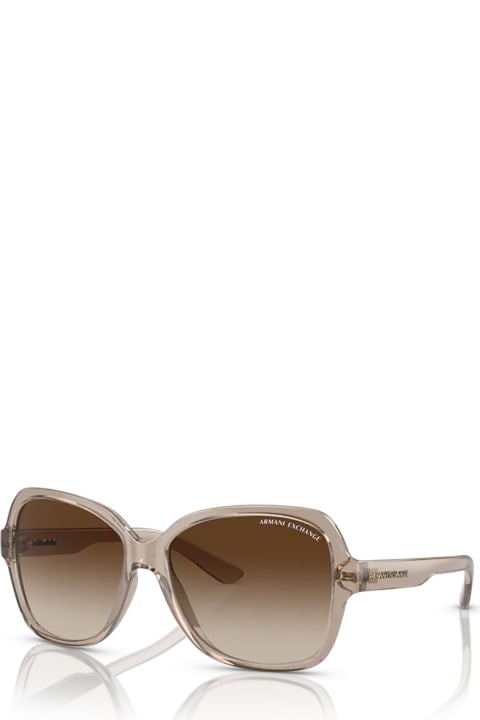 Armani Exchange Eyewear for Women Armani Exchange Ax4029s Transparent Tundra Sunglasses