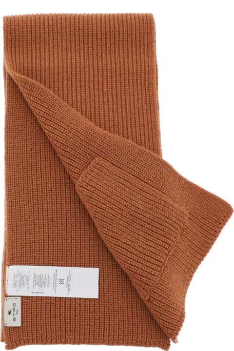 Fashion for Women Etro Ribbed Wool Scarf