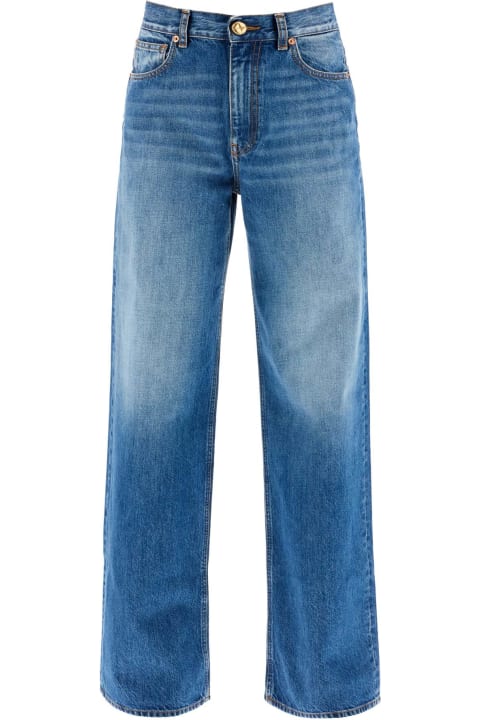 Blazé Milano Jeans for Women Blazé Milano Wide Leg Jeans In Narida Sapphire Java Style